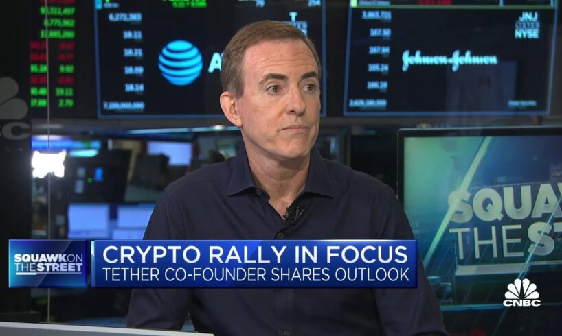 We've seen as Wall Street recovers, overall crypto recovers, says Tether co-founder